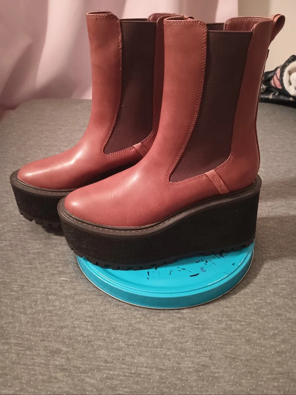 Women's Platform Circus NY By Sam Edelman Chelsea Boots in Brown
